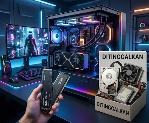 Tren PC Parts 2026: Komponen yang Mulai Ditinggalkan dan Hardware Baru yang Semakin Diburu Gamer